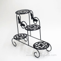 Iron office desktop multi meat mini flower rack